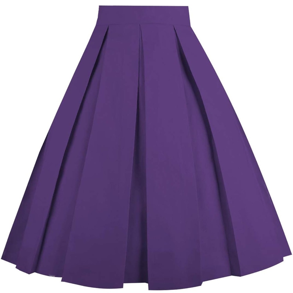 Elegant Purple Women's Skirt
